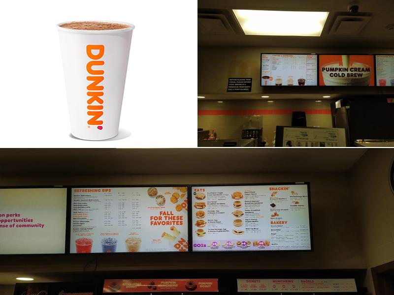 Dunkin' Menu