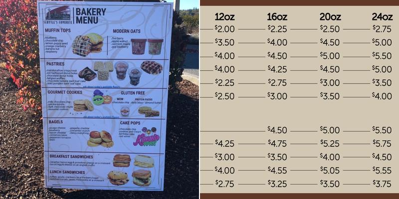 The Coffee Point Menu