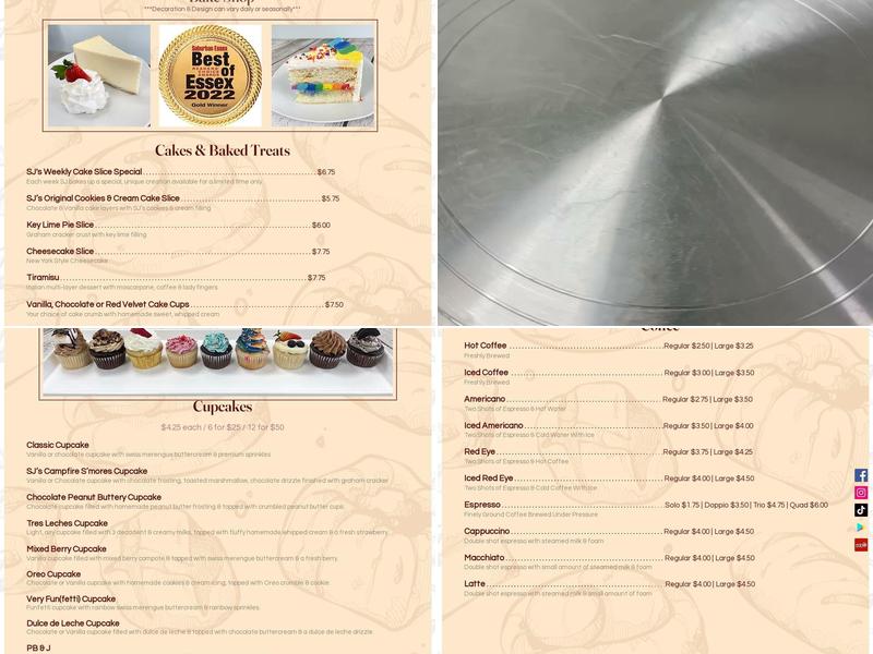 Stuff by SJ Menu