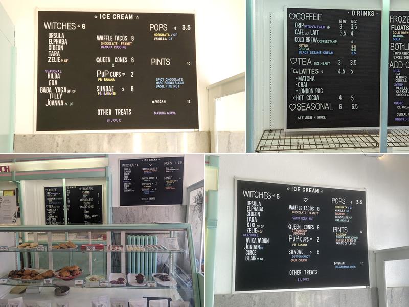 Sugarwitch Menu