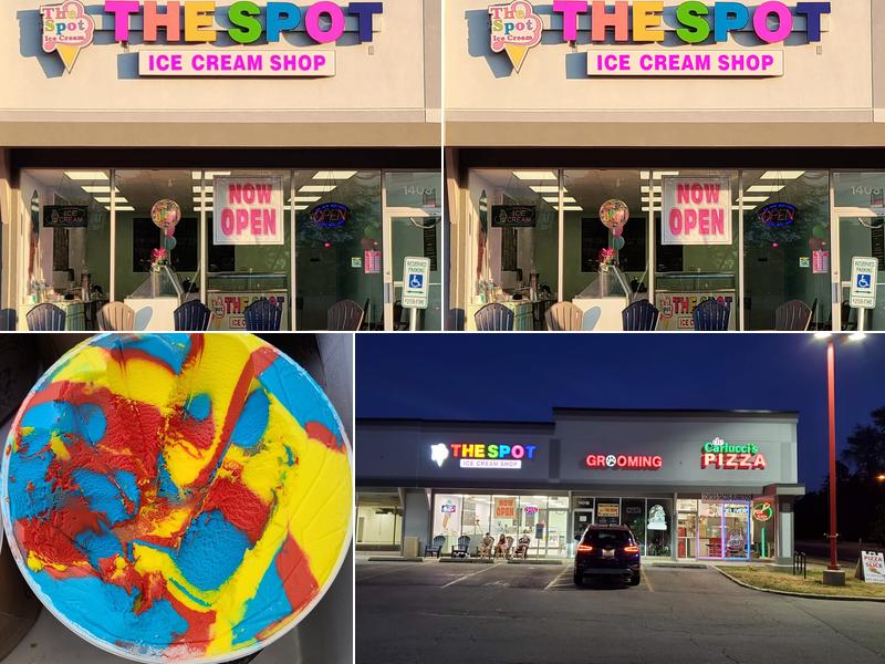 The spot ice cream shop