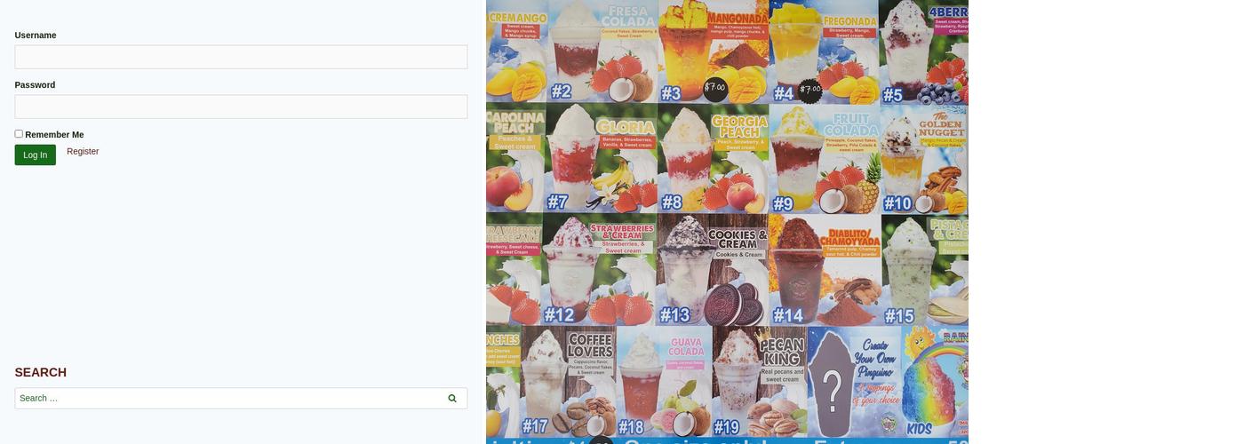 Pinguinos Hermanos Travelers Rest Menu