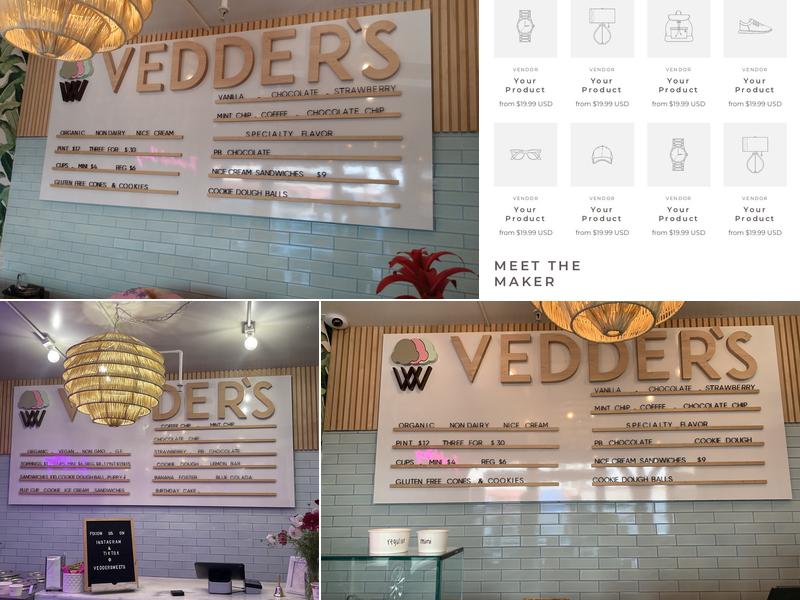 Vedder's Menu