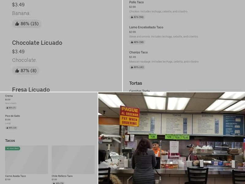 Carniceria Guanajuato Menu