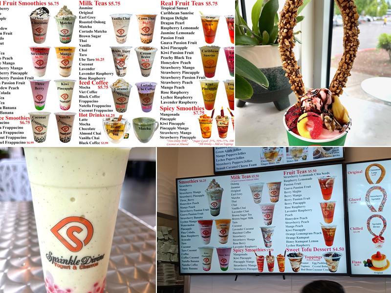 Sprinkle Divine Menu