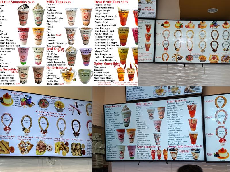 Sprinkle Divine Menu