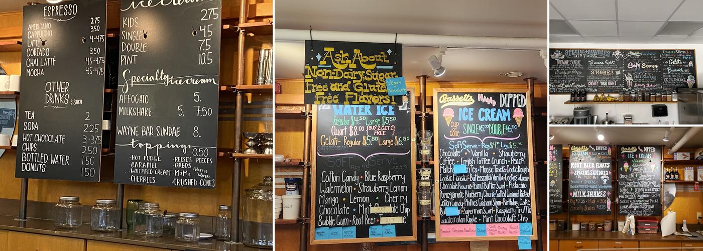 The Sugaree Menu