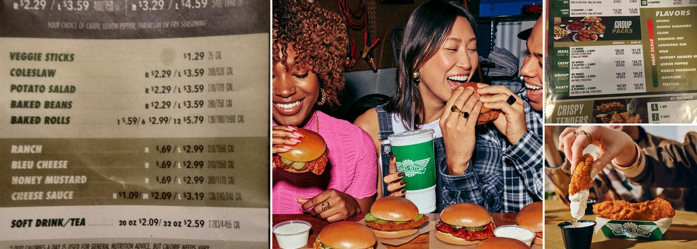 Wingstop Menu