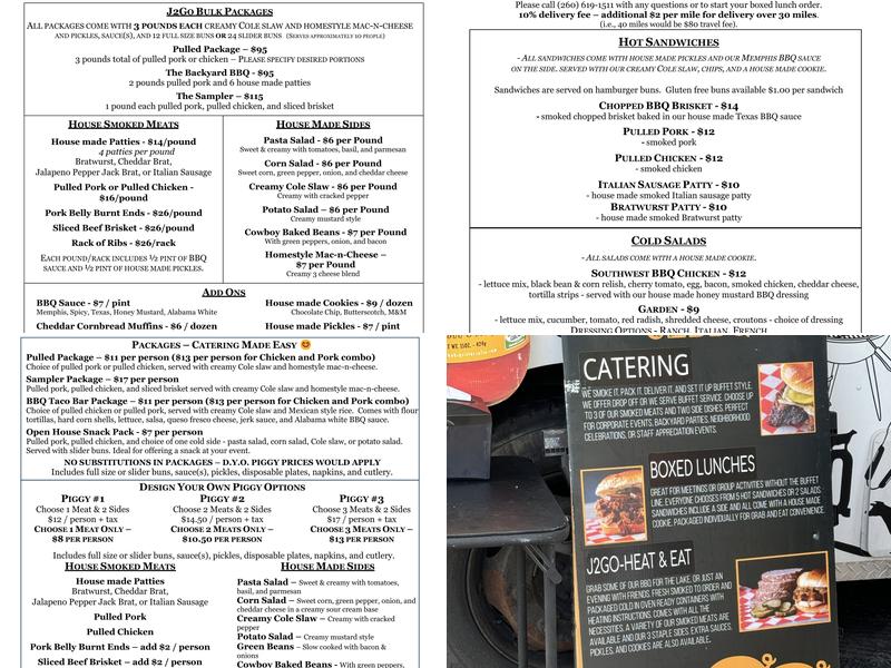 J2BBQ Menu