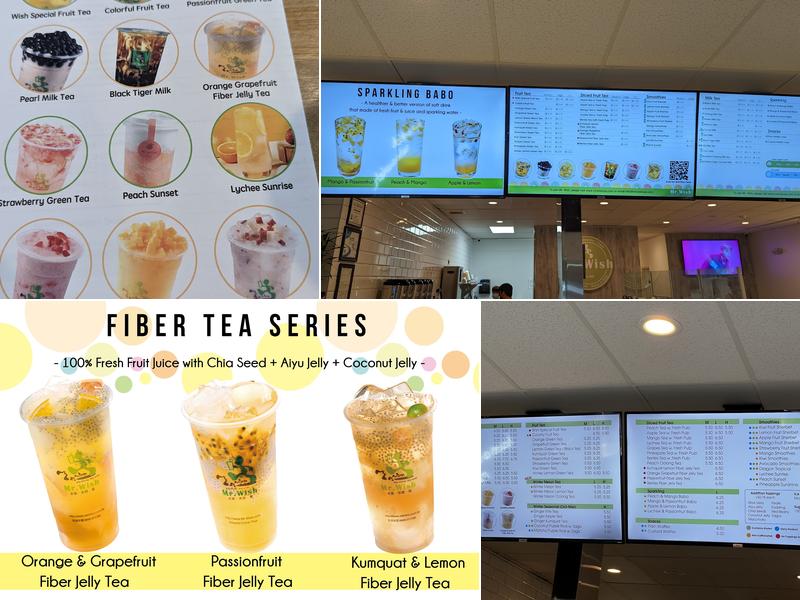 Mr. Wish Deptford Menu