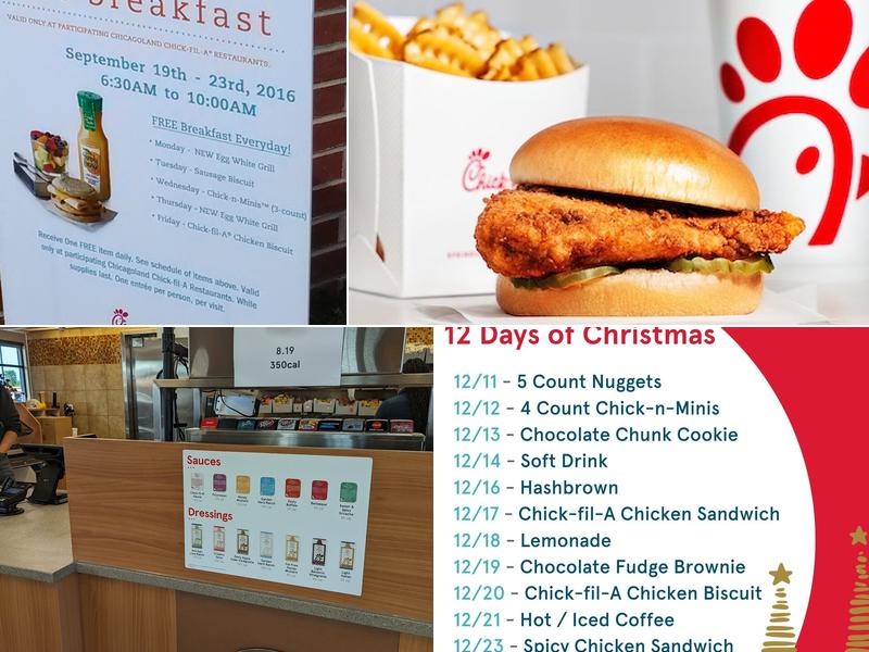 Chick-fil-A Menu