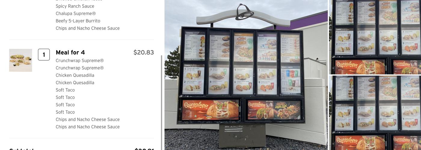 Taco Bell Menu