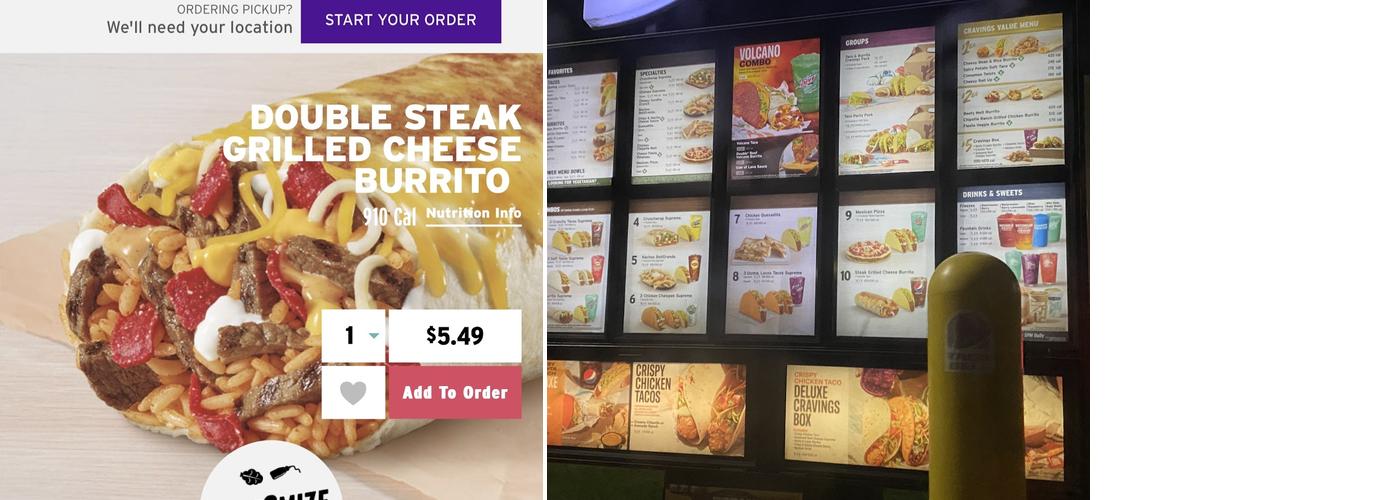 Taco Bell Menu