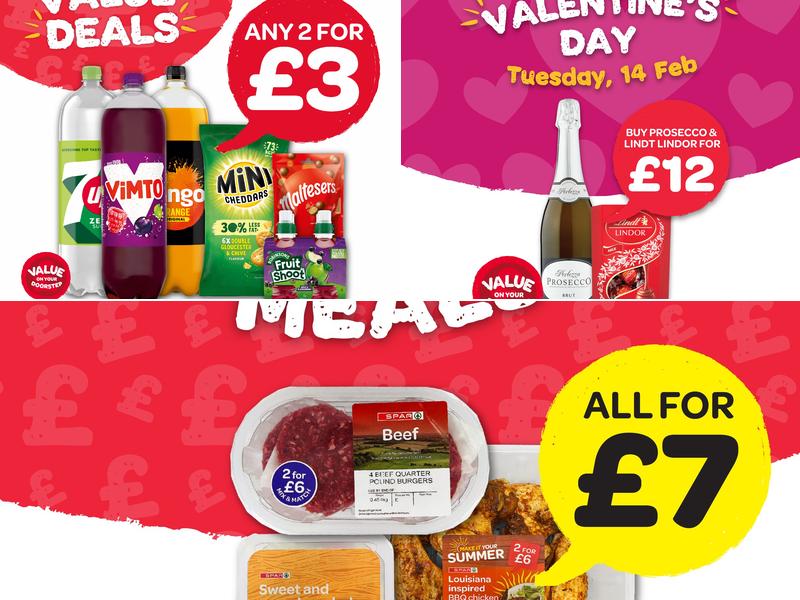 SPAR Bedlington Menu