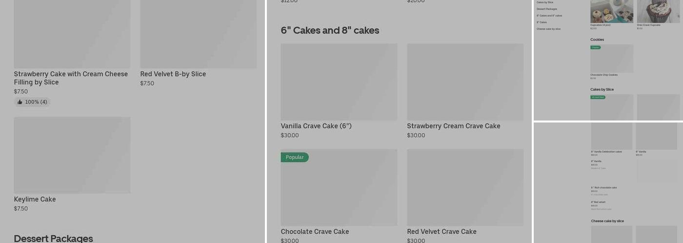 Cakes U Crave Pearland Menu
