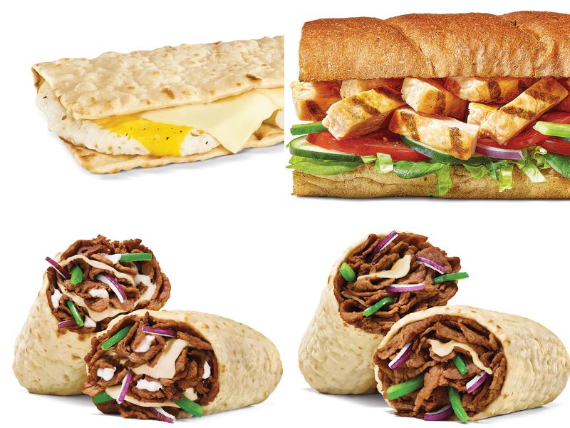 Subway Menu