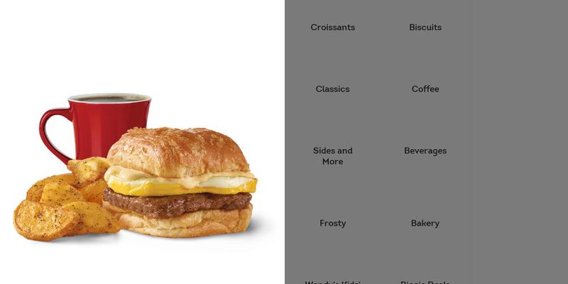 Wendy's Menu