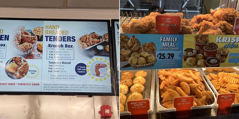 Boulevard Stop Mart - Krispy Krunchy Chicken Menu