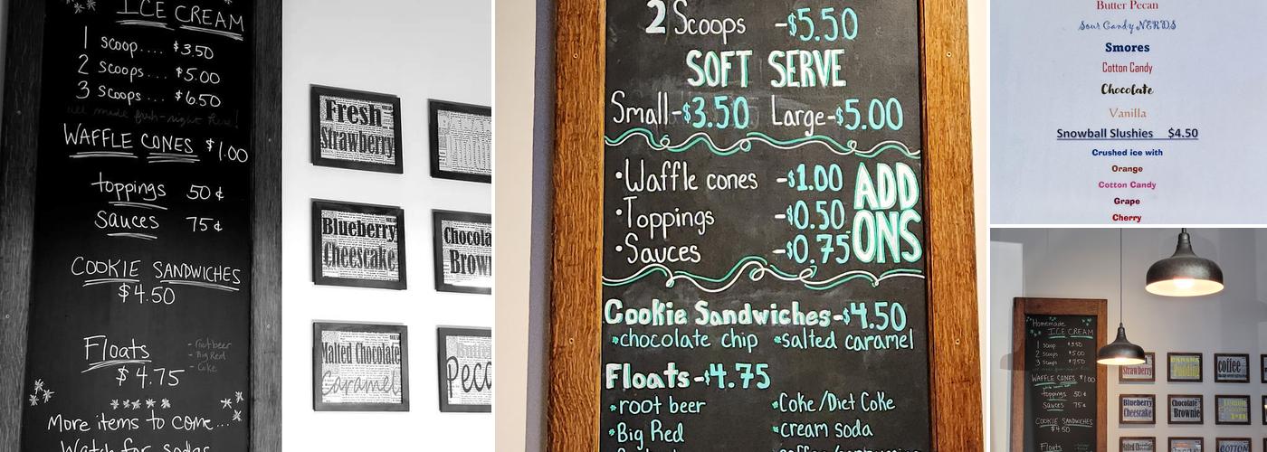 The Daily Scoop Menu