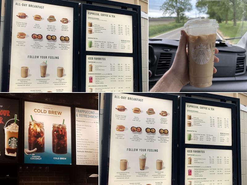 Starbucks Menu