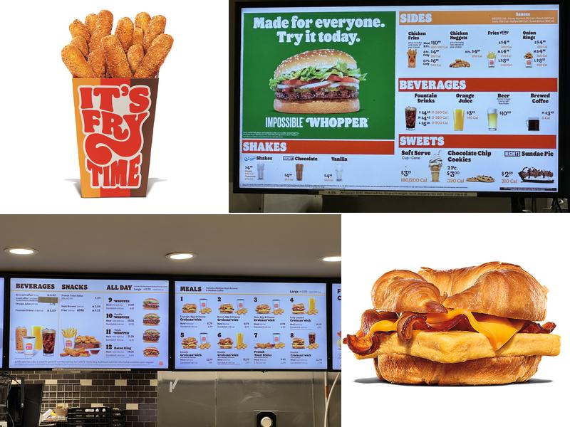 Burger King Menu