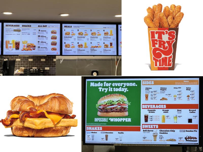Burger King Menu