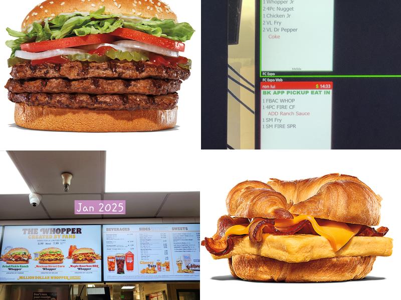 Burger King Menu