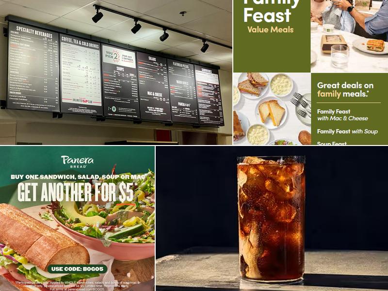 Panera Bread Menu