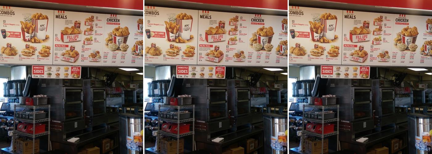 KFC Menu