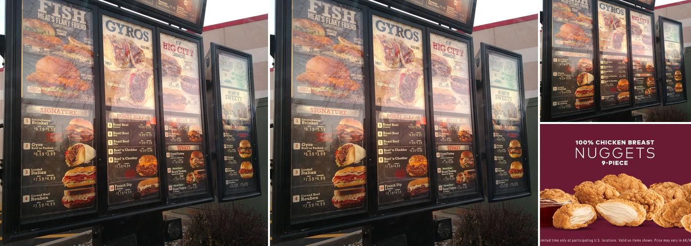 Arby's Menu