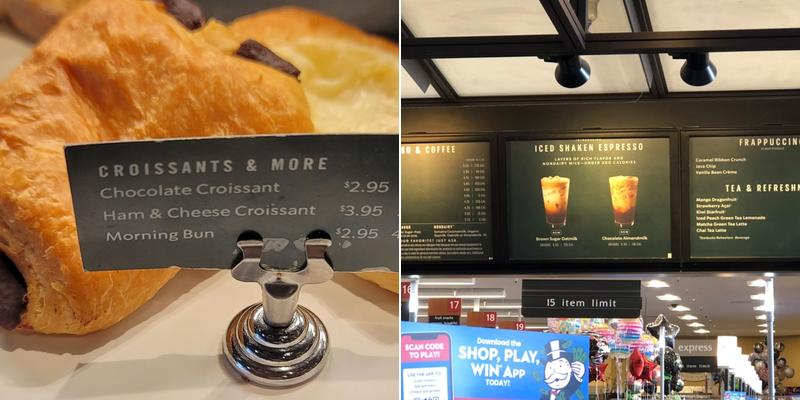 Starbucks Menu