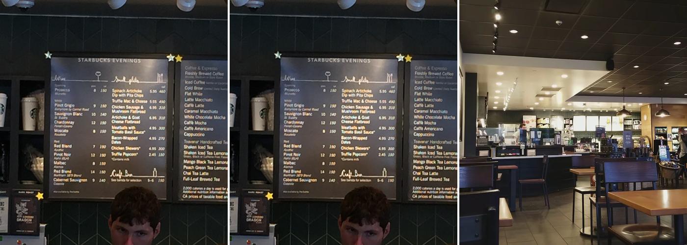 Starbucks Menu