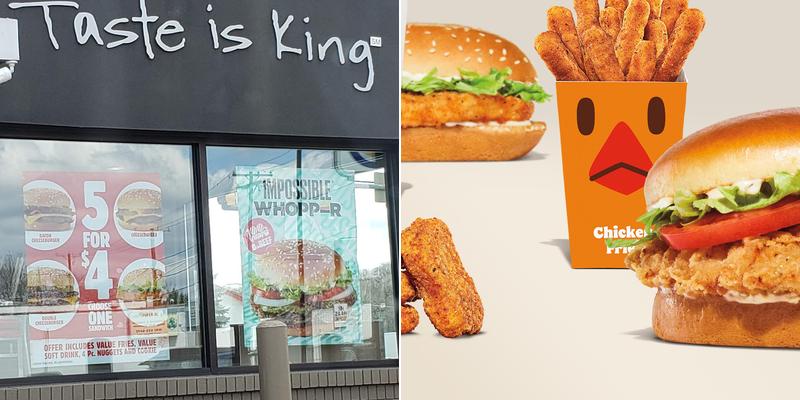 Burger King Menu
