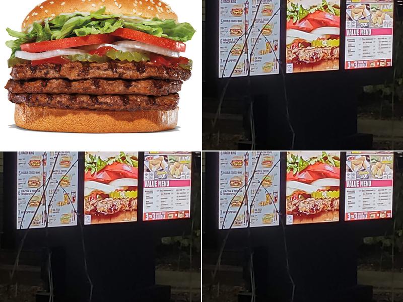 Burger King Menu