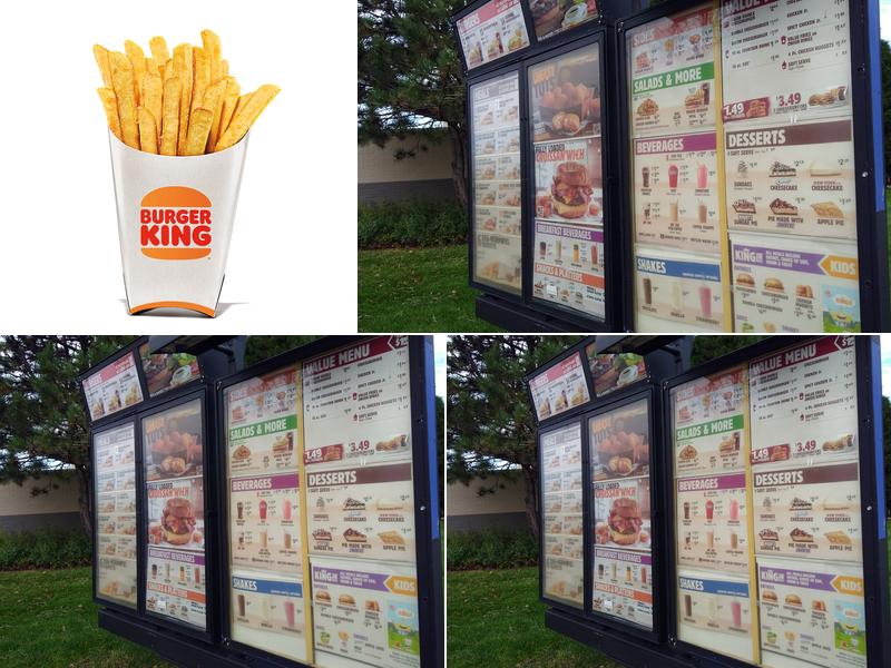 Burger King Menu