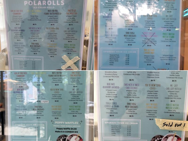 Arctic Bites Menu