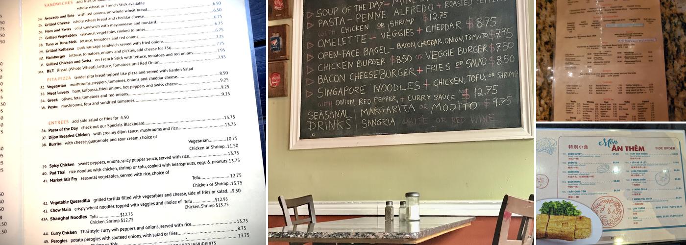 Last Temptation Menu