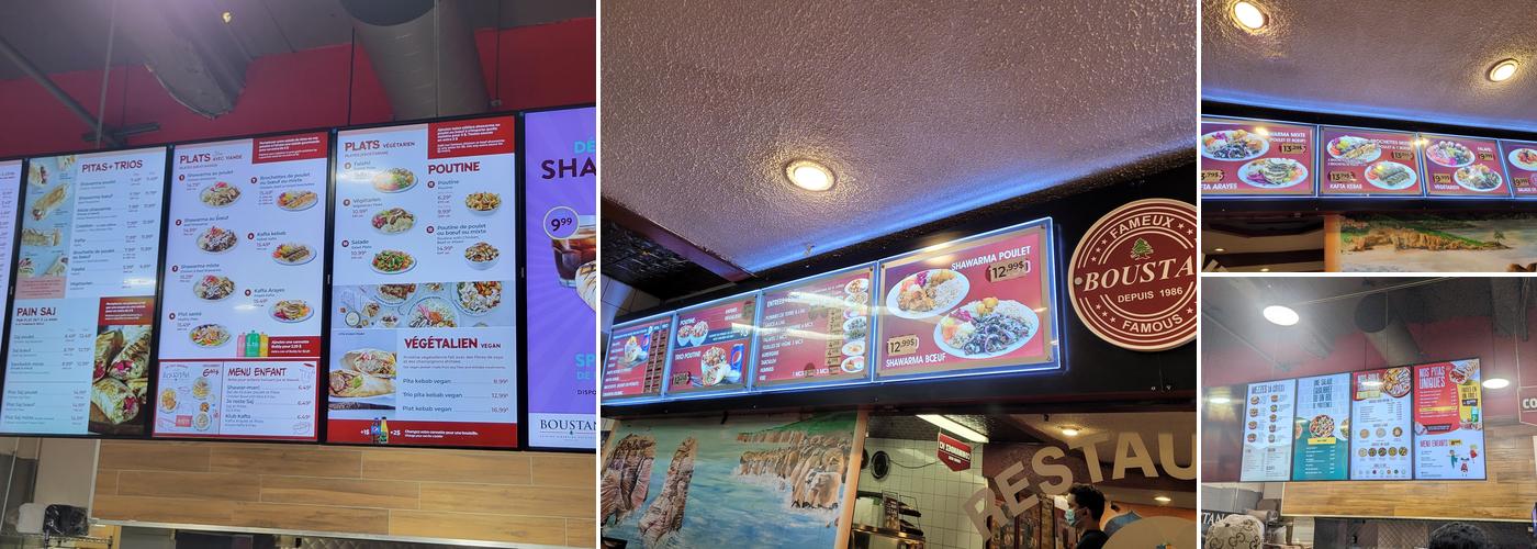 Restaurant Boustan Menu