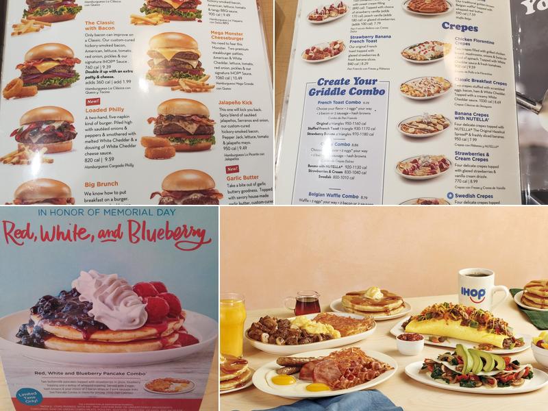 IHOP Menu