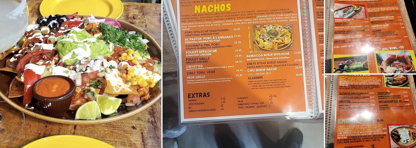 Arriba Burrito (St.Dénis)Quartier Latin Menu