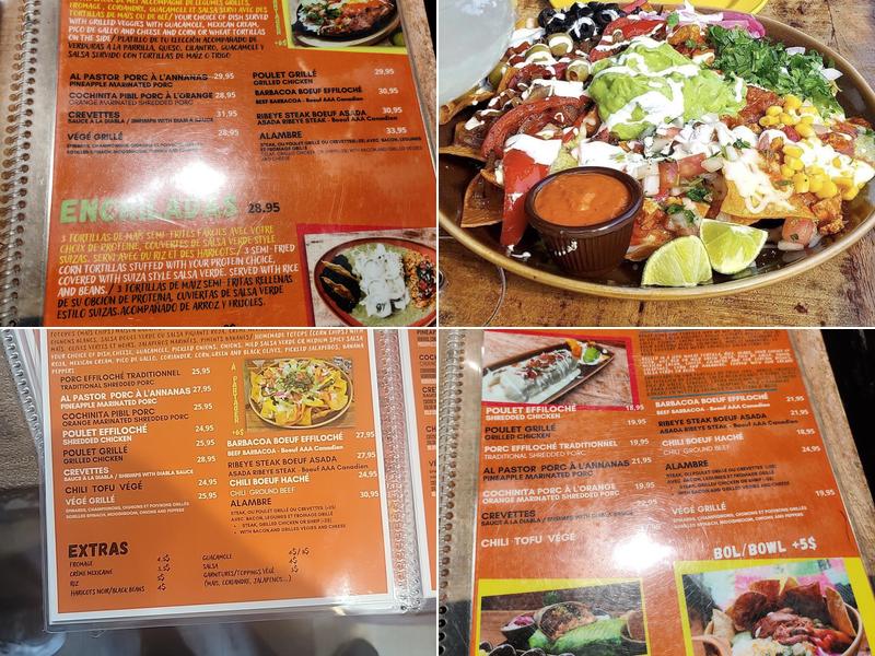 Arriba Burrito (St.Dénis)Quartier Latin Menu