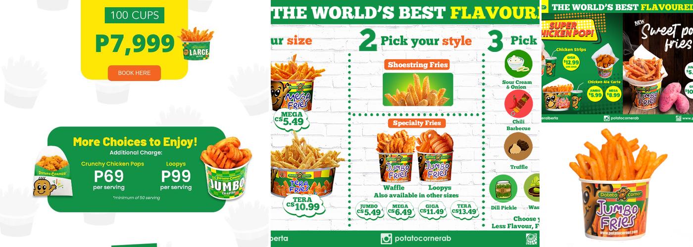 Potato Corner Menu