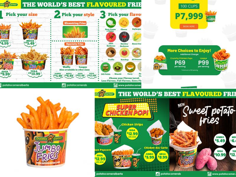 Potato Corner Menu