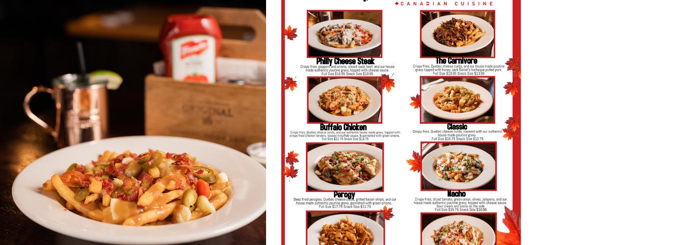 House of Poutine Menu