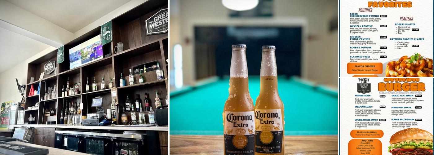 Rogers Tavern Menu