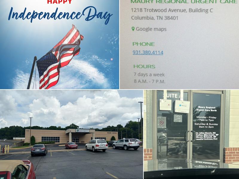 Maury Regional Urgent Care | Columbia