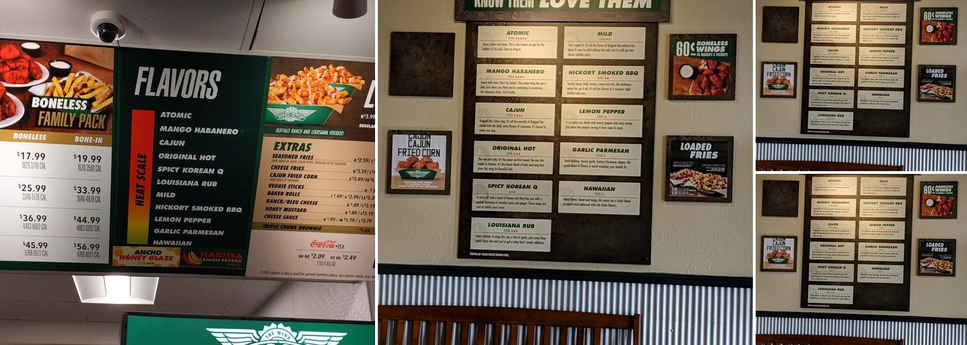 Wingstop Menu