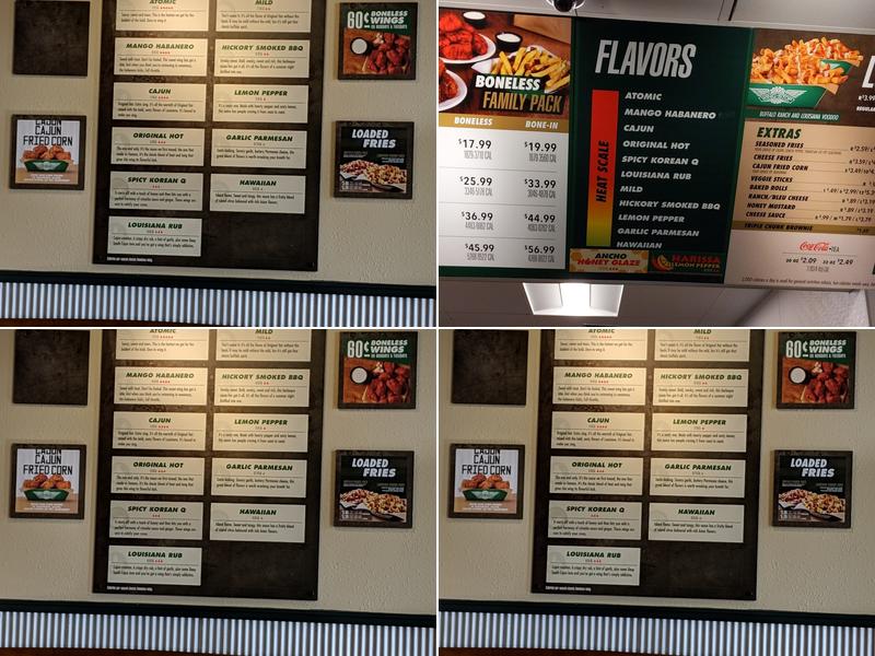 Wingstop Menu