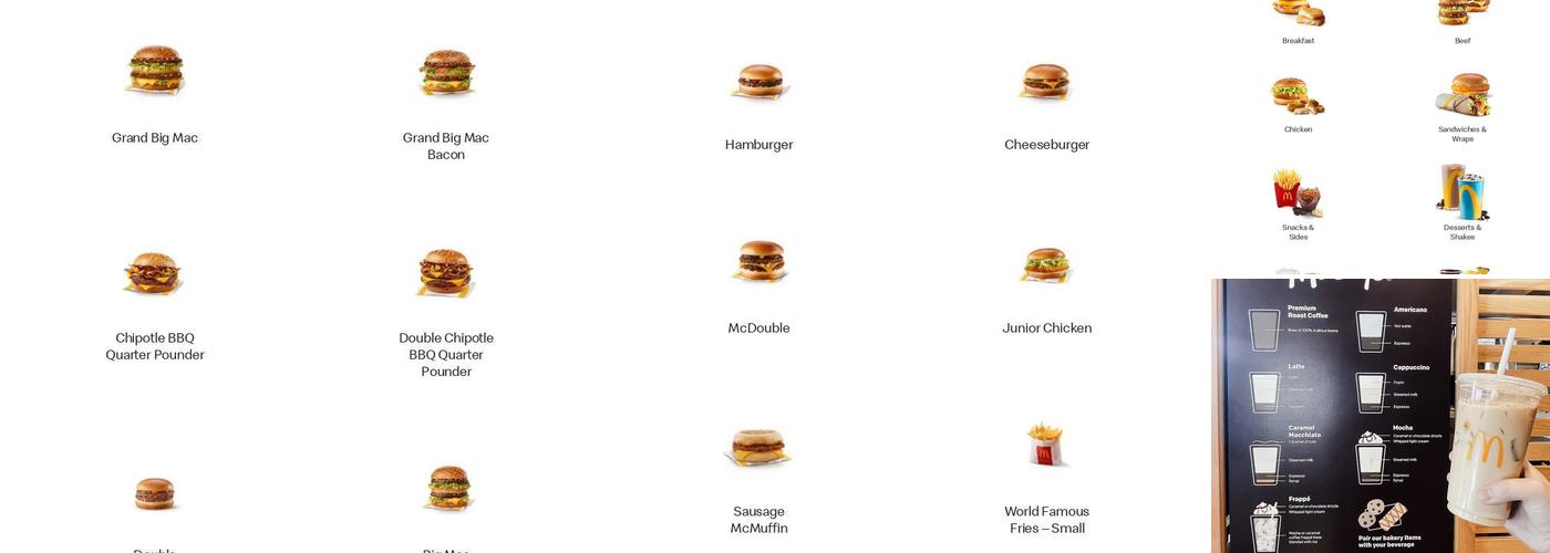McDonald’s Menu