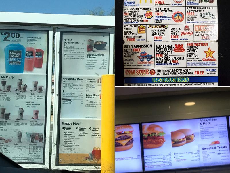 McDonald's Menu